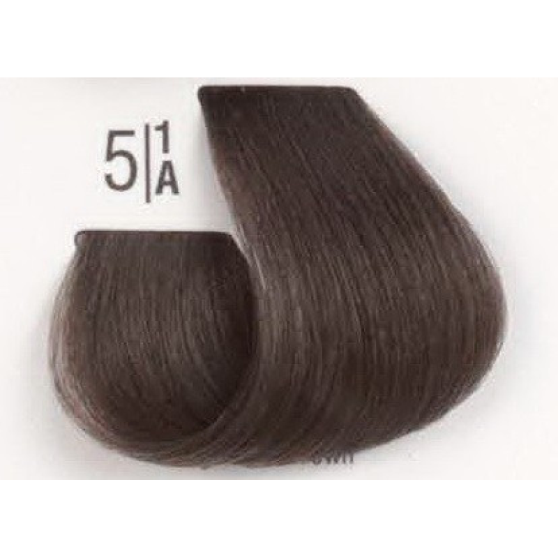Професійна фарба для волосся 5/1A Світлий попелястий шатен Spa Master Professional Cream Color 100 мл