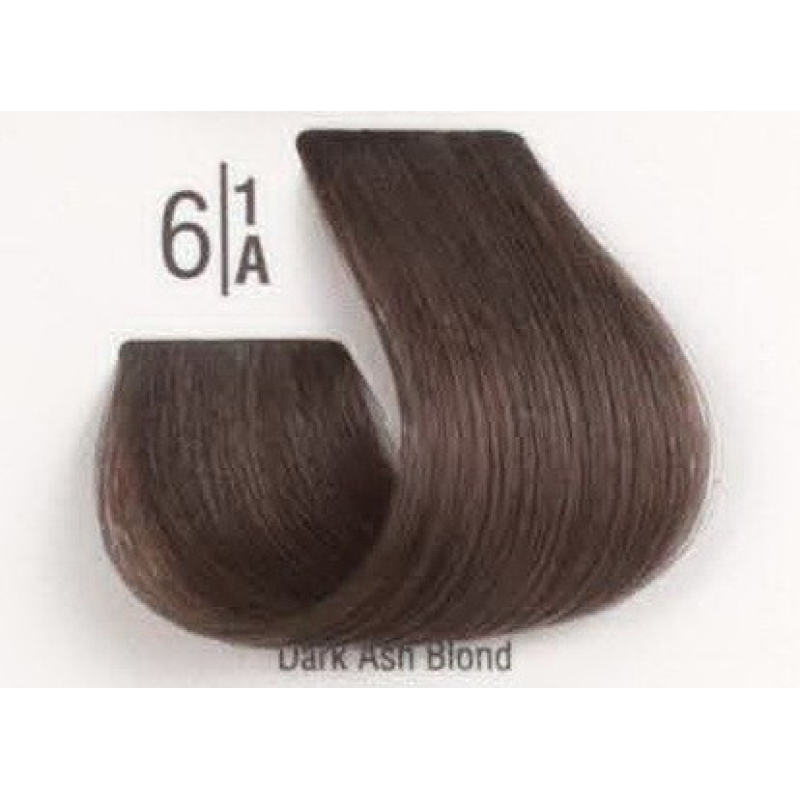Професійна фарба для волосся 6/1A Темний попелястий блонд Spa Master Professional Cream Color 100 мл