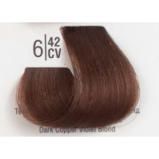 Професійна фарба для волосся 6/42CV Темний мідний перламутровий блонд Spa Master Professional Cream Color 100 мл