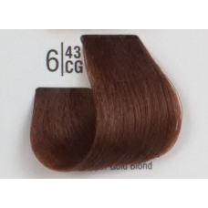 Професійна фарба для волосся 6/43CG Темний рудий блонд Spa Master Professional Cream Color 100 мл