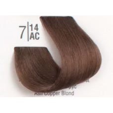 Професійна фарба для волосся 7/14АС Холодний шоколадний блонд Spa Master Professional Cream Color 100 мл