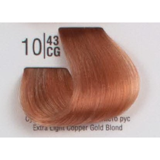 Професійна фарба для волосся 10/43CG Надсвітлий рудий блонд SPA Master  Cream Color 100 мл
