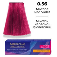 Стійка крем-фарба для волосся 0.56 Мікстон червоно-фіолетовий Master LUX 60 мл