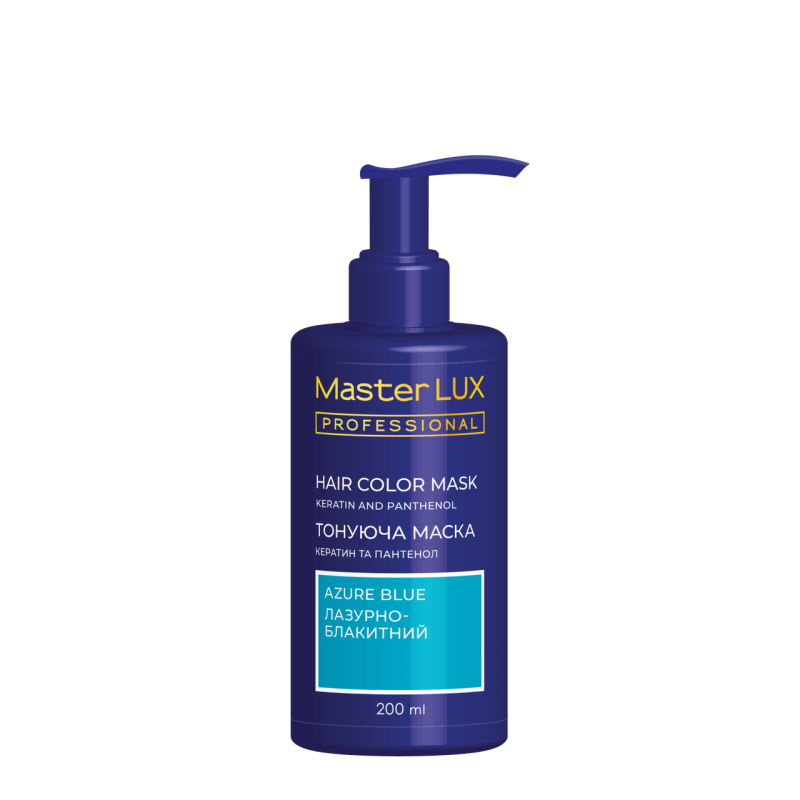 Тонуюча маска для волосся Лазурно-блакитний Master LUX 200 мл