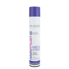 Лак для волосся Mega Strong Hairstylist Spa Master Professional SM 261 400 мл