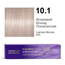 Демі-перманентна крем-фарба для волосся Master LUX ELEGANCE TONER 10.1 Яскравий Блонд Попелястий 100 мл