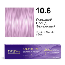 Демі-перманентна крем-фарба для волосся Master LUX ELEGANCE TONER 10.6 Яскравий Блонд Фіолетовий 100 мл