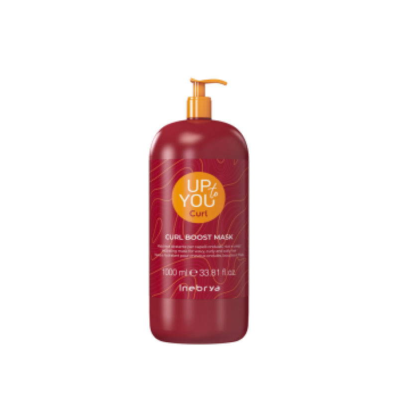 Маска для кучерявого волосся і кучерявого методу Inebrya Up To You Сurl Boost Mask 1000 мл Маска для кучерявого волосся і кучерявого методу Inebrya Up To You Сurl Boost Mask 1000 мл