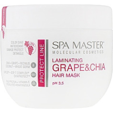 Ламінувальна маска для захисту волосся з виноградом і чіа Spa Master Laminat Grape Hair 500 мл SM 205