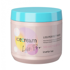 Маска розгладжуюча жорстке та пухнасте волосся Inebrya Ice Cream Liss Perfect Mask 500 мл