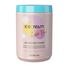 Маска розгладжувальна жорстке та пухнасте волосся Inebrya Ice Cream Liss Perfect Mask 1000 мл