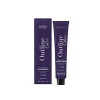 7.12 середньо-русий попелясто-фіолетовий крем-фарба для волосся 100 мл OUTLINE COLOR