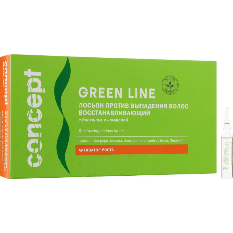 Відновлювальний лосьйон проти випадіння волосся Concept Professionals Green line Revitalizing No Loss Lotion,