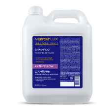Шампунь для нейтралізації жовтизни ANTI-YELLOW Master LUX 3000 мл