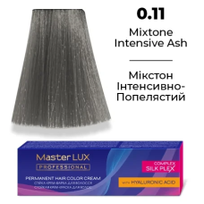 Стійка крем-фарба для волосся 0.11 Мікстон інтенсивно-попелястий Master LUX 60 мл