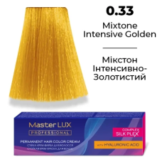 Стійка крем-фарба для волосся 0.33 Мікстон Інтенсивно-Золотистий Mixtone Master LUX 60 мл