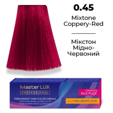 Стійка крем-фарба для волосся 0.45 Мікстон мідно-червоний Master LUX 60 мл