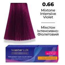 Стійка крем-фарба для волосся 0.66 Мікстон інтенсивно-фіолетовий Master LUX 60 мл