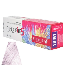 Фарба для волосся ElinorFive5 professional СВІТЛИЙ БЛОНДИН ФІОЛЕТОВО-ПОПЕЛЯСТИЙ 10/61 100 МЛ