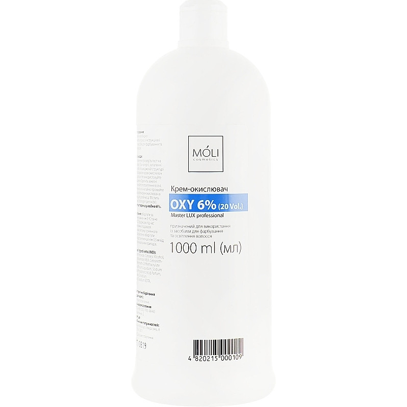 Окислювальна емульсія 6% Moli Cosmetics Oxy 1000 мл