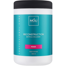 Маска з біотином та колагеном Reconstruction Biotin & Collagen Moli Cosmetics 1000 мл