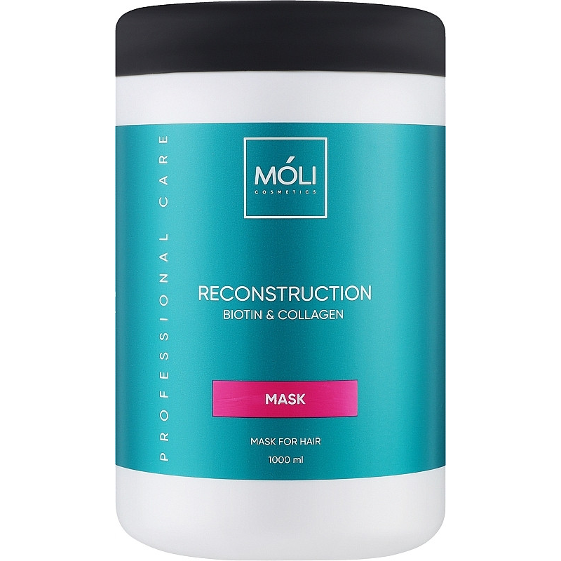 Маска з біотином та колагеном Reconstruction Biotin & Collagen Moli Cosmetics 1000 мл