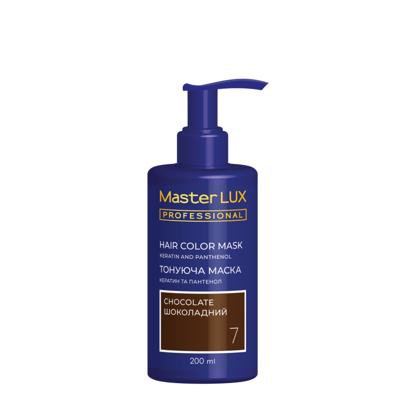 Тонуюча маска для волосся Шоколадний Master LUX 200 мл Тонуюча маска для волосся Шоколадний Master LUX 200 мл