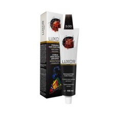 Крем-фарба для волосся 5.00 Світлий коричневий натуральний інтенсивний  LUXOR Professional 100 мл