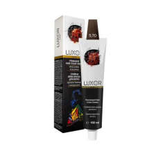 Крем-фарба для волосся 5.70 Світлий коричневий інтенсивний шоколадний LUXOR Professional 100 мл