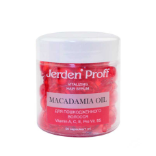 Регенеруюча сироватка для пошкодженого волосся Macadamia Oil Jerden Proff 50 шт.